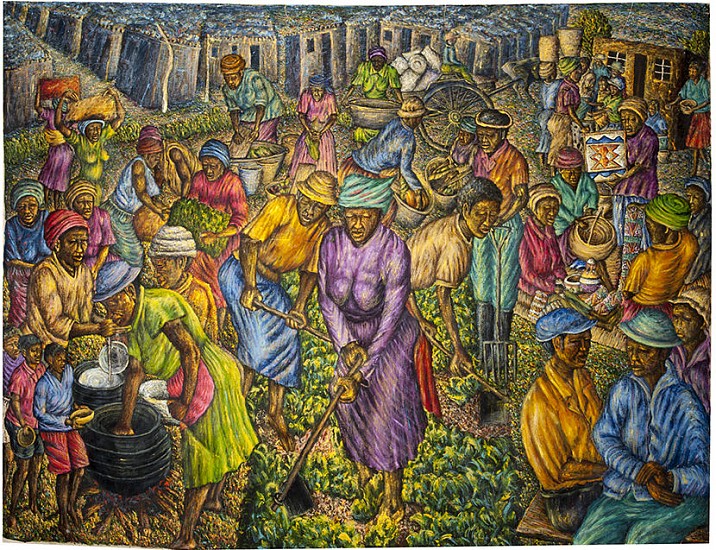 MMAKGABO MAPULA HELEN SEBIDI, THE DISPOSSESSED
(2011-2012), ACRYLIC ON CANVAS