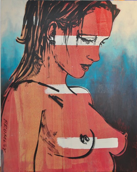 DAVID BROMLEY, ROMY ( IN ORANGE)
2012, MIXED MEDIA ON CANVAS