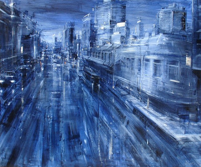 ALESSANDRO PAPETTI, NOTTURNO CITTA II
2005, OIL ON CANVAS