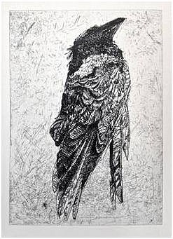 RINA STUTZER, (G)RAVEN II  9/20
ETCHING