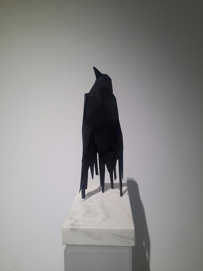 RINA STUTZER, STRIDDEN BREVITY I (ASCENDING CROW) 1/12
2015, MARBLE AND BRONZE