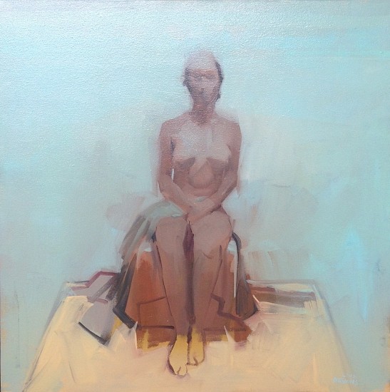 KERRI EVANS, YELLO NUDE KJ377
OIL ON CANVAS