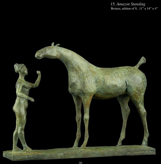 OLIVIA MUSGRAVE, AMAZON STANDING
BRONZE