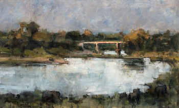 Gasanftombi Dam near Crocodile Bridge 110cm x 182cm Oil on Canvas copy