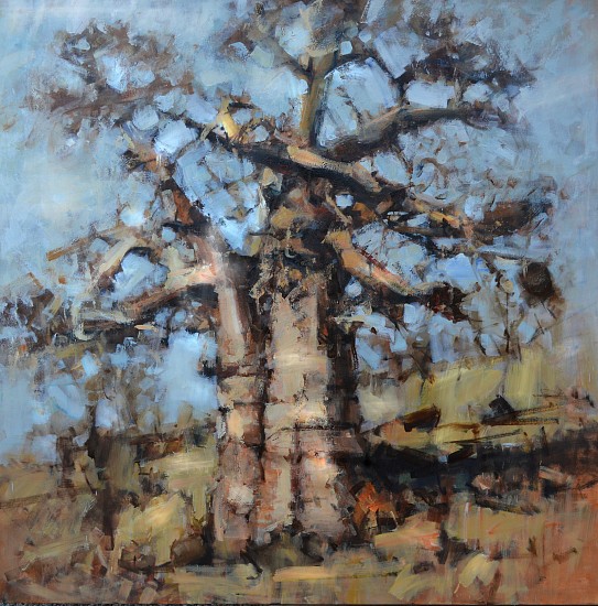 WALTER VOIGT, BAOBAB TREE NEAR MOPANI CAMP
2018, OIL  ON CANVAS