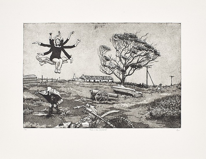 JOHAN STEGMANN, MOULIN Á€ VENT (WINDPOMP) 20/30
2018, HARDGROUND ETCHING WITH AQUATINT