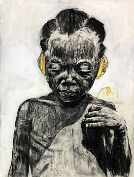 Girl with flower and headphone.small