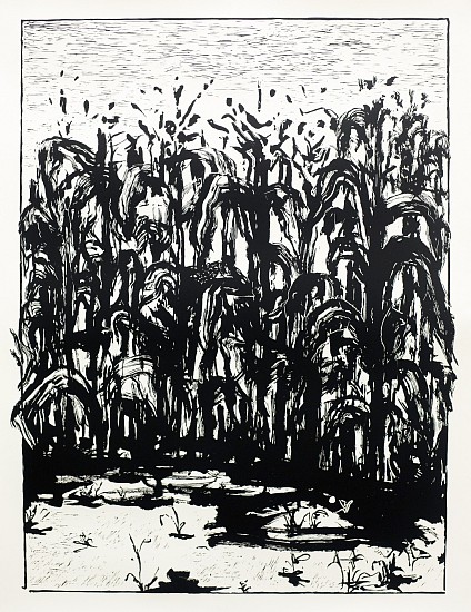 SETLAMORAGO MASHILO, FLOWERS OF THE NATION 1/12
2018, LINOCUT ON HAHNEMUHLE PAPER