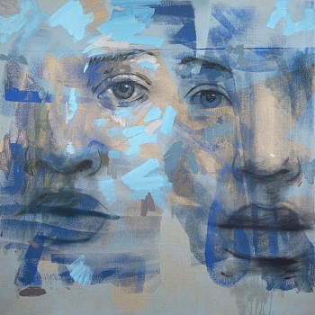 Manipulated State #2, 2019, Mixed Media on Linen, 120x120