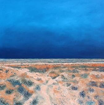 BRUCE BACKHOUSE, Karoo preserved series, Rain
2013, OIL  ON CANVAS