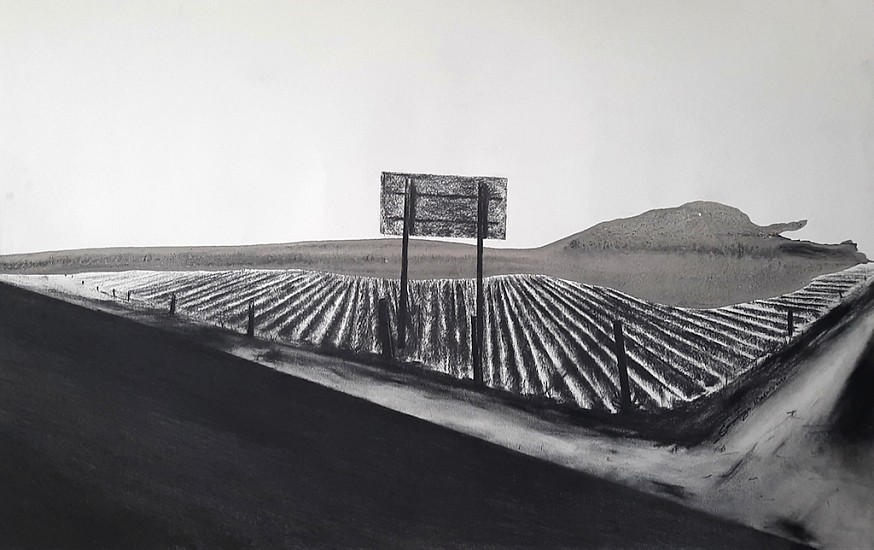 SETLAMORAGO MASHILO, Thabeng tÅa geÅo, home
2020, CHARCOAL AND INK ON FABRIANO