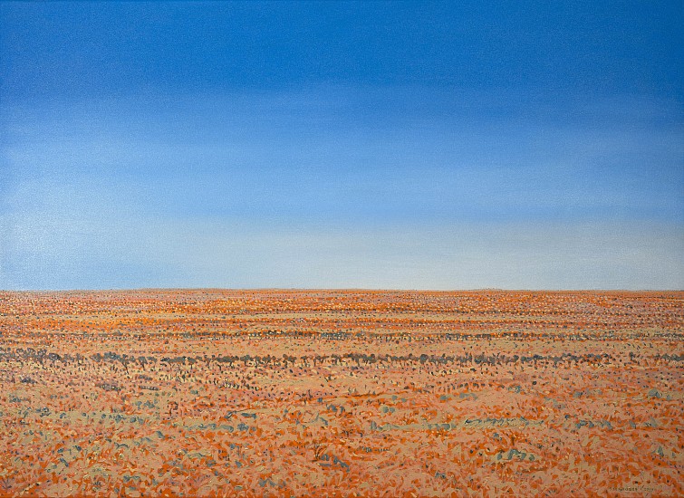 BRUCE BACKHOUSE, Dunes Beyond the Horizon,Tswalu
2019, OIL  ON CANVAS