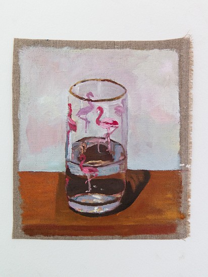 SWAIN HOOGERVORST, GLASS HALF FULL
2020, OIL ON BELGIUM LINEN