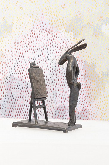 GUY PIERRE DU TOIT, ARTIST HARE IN ISOLATION
2020, BRONZE