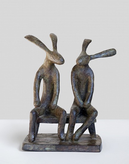 GUY PIERRE DU TOIT, FLIRTING HARES
2020, BRONZE