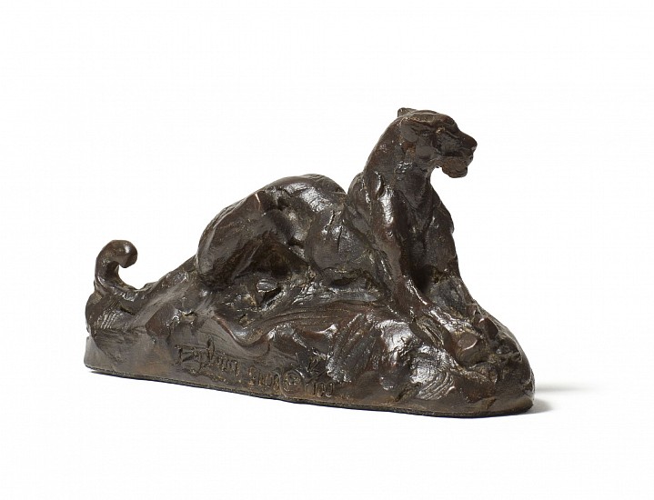 DYLAN LEWIS, SURVEYING LEOPARD II MINIATURE (S408)
2021, BRONZE