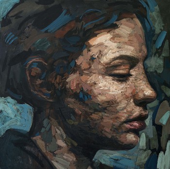 reduced form #2 2022 oil on linen 100x100cm