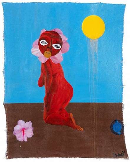 TERESA KUTALA FIRMINO, ROSA
ACRYLIC AND COLLAGE ON CANVAS