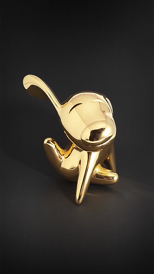 FERDI B DICK, THE ITCH 2/8
BRONZE WITH 24 CARAT GOLD