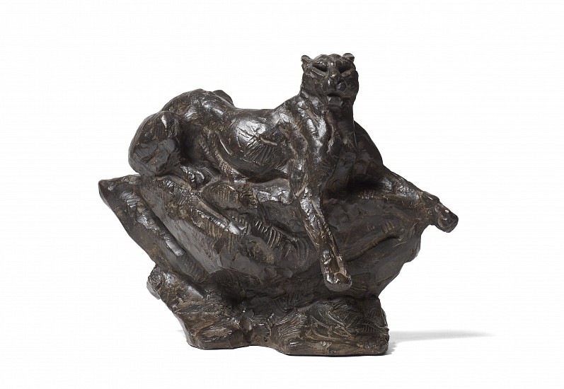 DYLAN LEWIS, RESTING LEOPARD II MAQUETTE (S456)
BRONZE