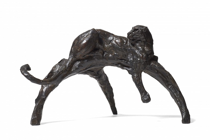 DYLAN LEWIS, RESTING LEOPARD MAQUETTE (S450)
BRONZE