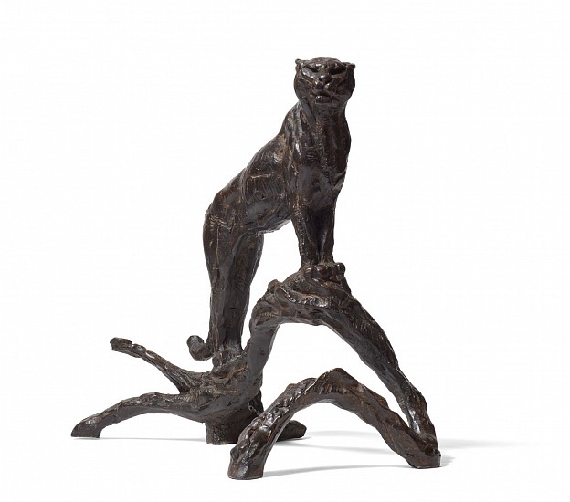 DYLAN LEWIS, SURVEYING LEOPARD II MAQUETTE (S452)
BRONZE