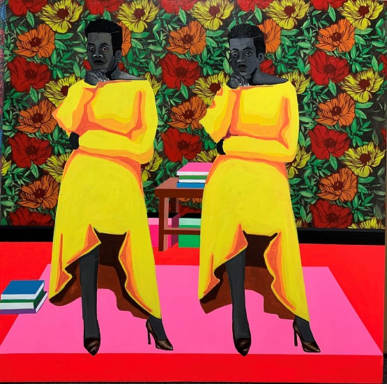 TAFADZWA TEGA, THE LOST TWINS
OIL ON CANVAS