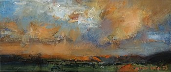 tswalu cloud study 2 15cm x 36cm oil on canvas