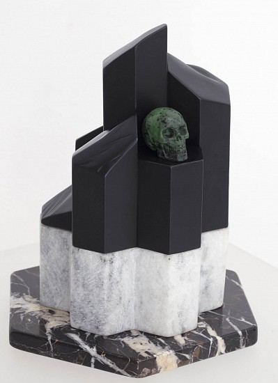 MICHAEL MACGARRY, RHETORICAL STRUCTURES X
2024, ZINC-PLATED STEEL,MARBLE, GRANITE, ENAMEL