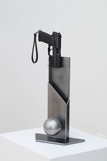 MICHAEL MACGARRY, 1986<br />
2024, FOUND OBJECT,MILD STEEL, CLEARCOTE