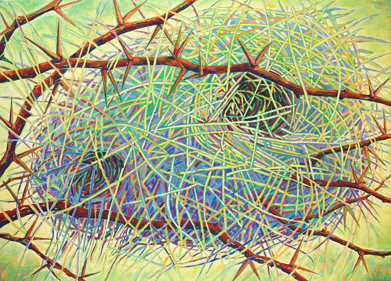 GARY STEPHENS, LARGE DAWN NEST
2024, ACRYLIC ON CANVAS