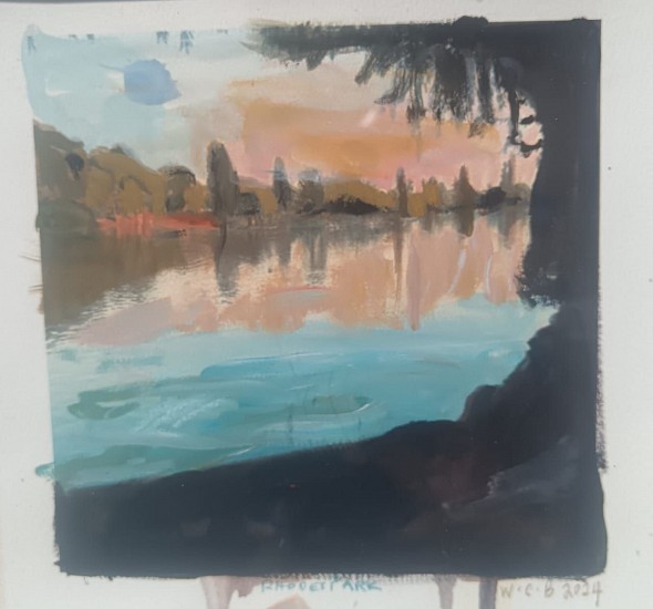 WAYNE BARKER, RHODES PARK
2024, MIXED MEDIA ON PAPER