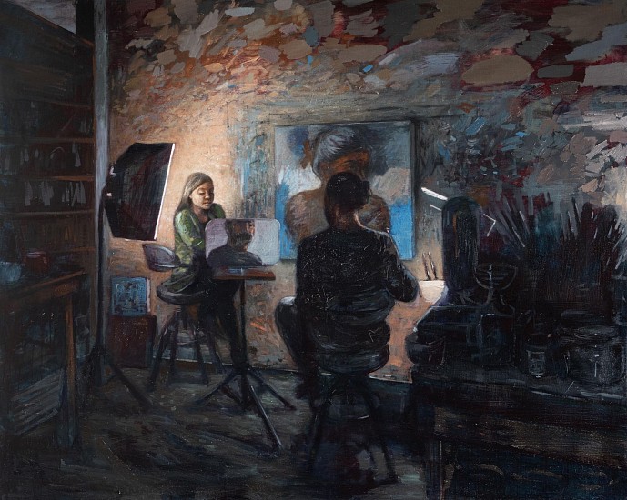 LIONEL SMIT, STUDIO REFLECTION
2024, OIL ON LINEN