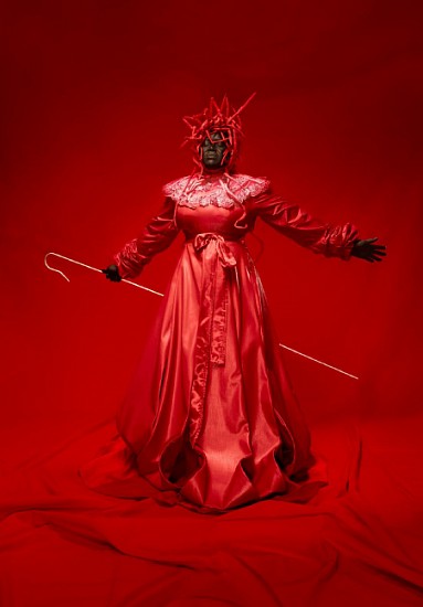 MARY SIBANDE, THE RED SHEPHERD
2022, INKJET ON HAHNEMHLE PHOTO RAG, DIASEC MOUNT