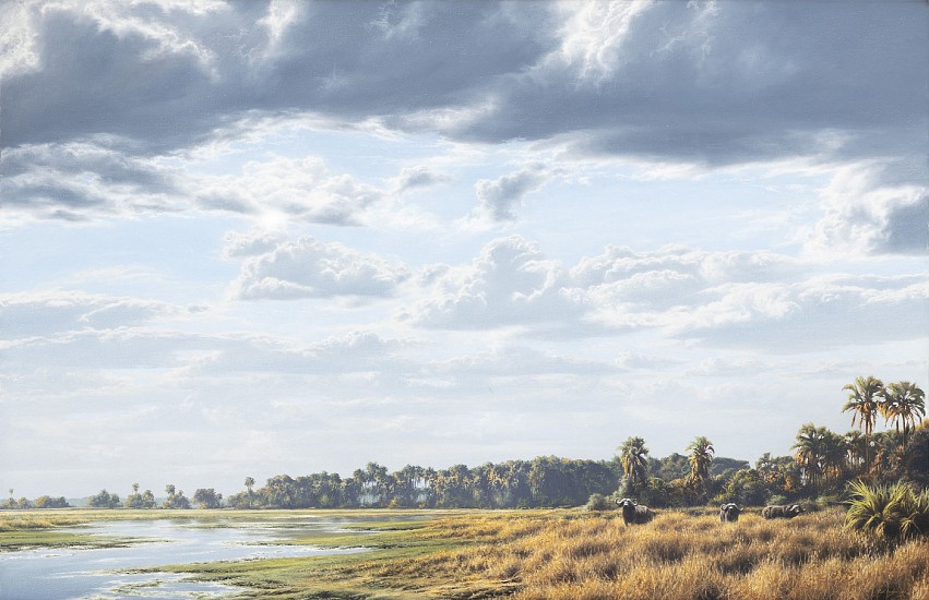 PAUL AUGUSTINUS, NEAR LECHWE HAVEN
OIL ON CANVAS