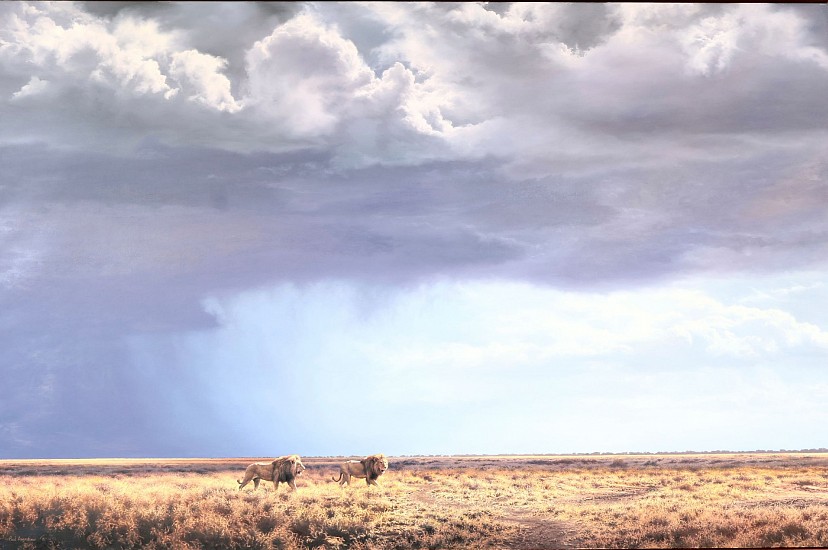 PAUL AUGUSTINUS, NOVEMBER RAIN
OIL ON CANVAS