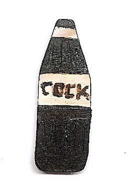 BRETT CHARLES SEILER, REFRESHMENT XIV
2022, BITUMEN, ROOF PAINT ON PINE