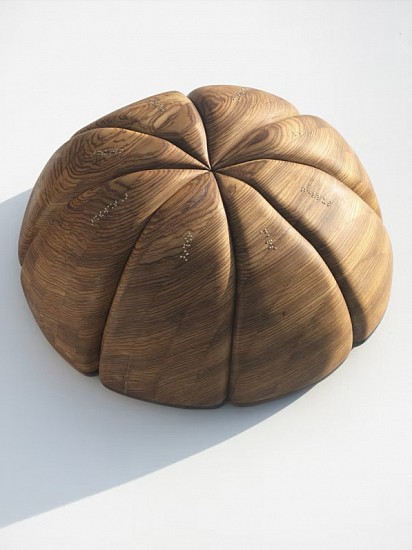 WILLEM BOSHOFF, PLANET OF ECHINUS
2008, ZEBRANO AND BRAILLE TEXT IN ESCATCHEON PINS