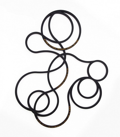 BARBARA WILDENBOER, TRANSLATIONS/INCANTATIONS (GIBRAN)
2023, PAINTED WOOD