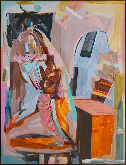 JEANNE HOFFMAN, DAPPLED DENSER WORLDS
2026, ACRYLIC ON ITALIAN COTTON