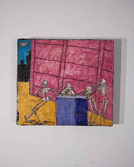 BOYTCHIE, UNTITLED (CORNER LOAFERS)
OIL, ENAMEL AND BITUMEN