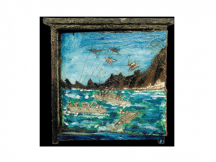 BOYTCHIE, WAR NOT FAIR
2026, ACRYLIC, ENAMEL, OIL AND BITUMEN ON WOOD