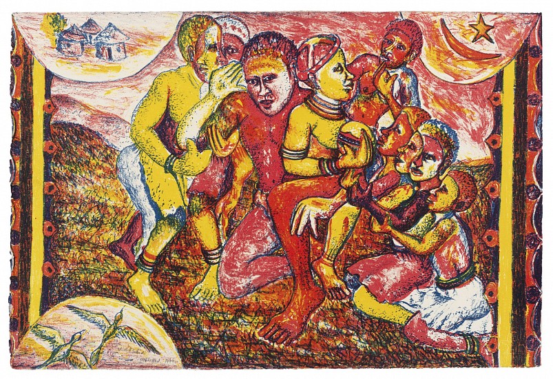 MMAKGABO MMAPULA HELEN SEBIDI, UNTITLED, ED 19/20
1999, SILKSCREEN
