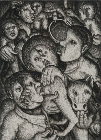 MMAKGABO MMAPULA HELEN SEBIDI, CARRYING IT FOR HOPE, ED 31/45
1996, ETCHING