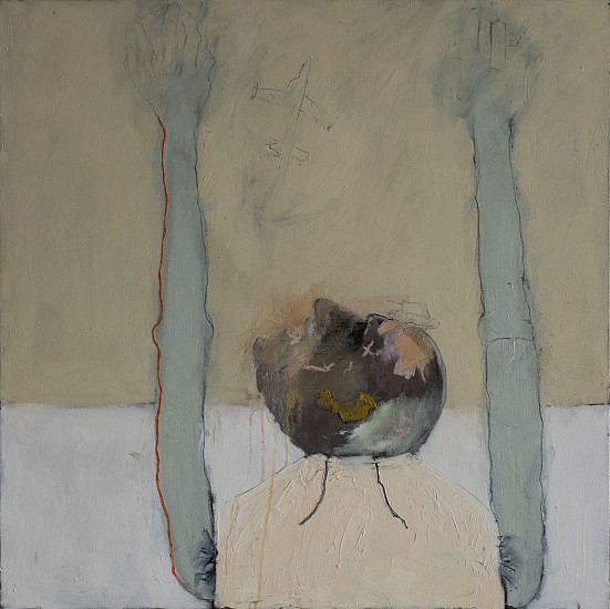 LORIENNE LOTZ, FALLING MAN
2026, OIL AND CHARCOAL ON CANVAS
