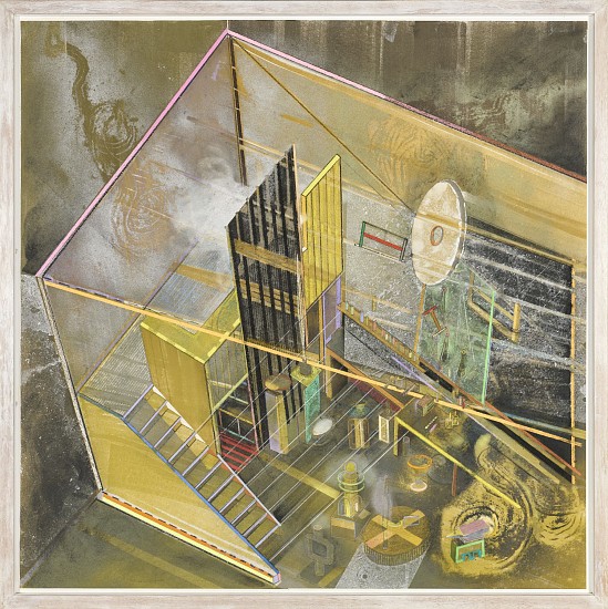 KAREL NEL, DREAMS AND TOOLS, IMPASSE RONSIN, PARIS
2026, PASTEL AND PIGMENT ON BONDED FIBRE FABRIC