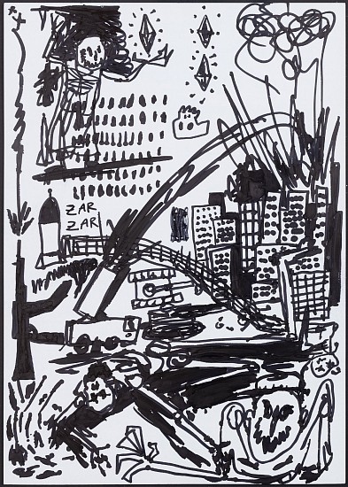 BOYTCHIE, BLOOD DIAMONDS AND BORDER EXPANSION
2026, MARKER ON PAPER