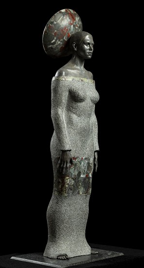 ANGUS TAYLOR, IDIOSYNCRATIC EXPRESSIONS OF BEING (MAQUETTE)
2024, BRONZE, BLOODSTONE, DRAGONSTONE AND BELFAST GRANITE